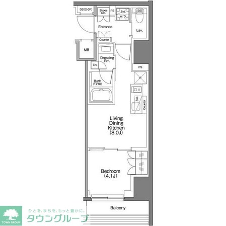 ザ・パークハビオ横浜白楽の物件間取画像